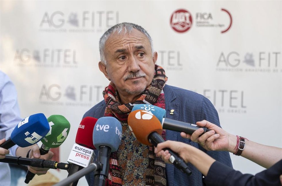 Archivo - El secretario general de UGT, Pepe Álvarez