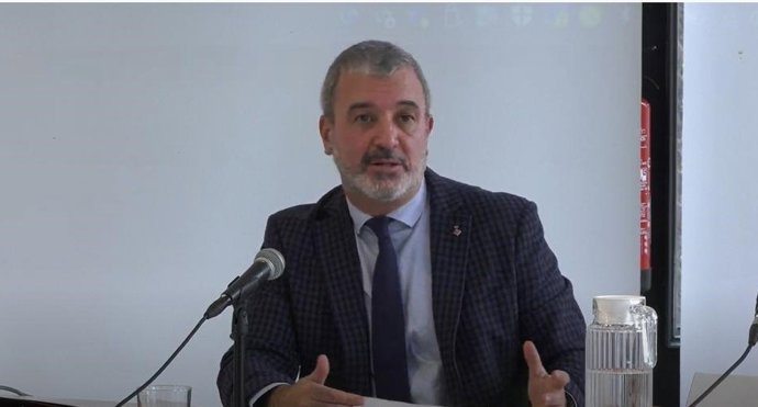 El primer teniente de alcalde, Jaume Collboni, en el primer Frum Nou Barris: Economia per a la Recuperció.