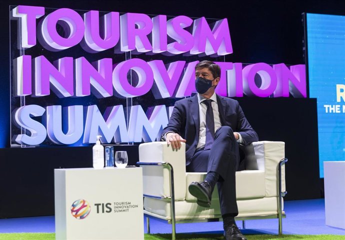 El vicepresidente de la Junta de Andalucía, Juan Marín, en la inauguración del Tourism Innovation Summit