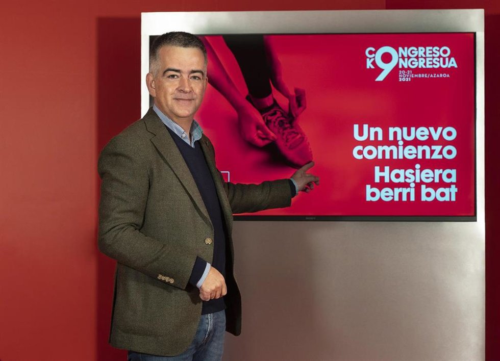 El secretario de Organiuzación del PSE-EE, Miguel Ángel Morales