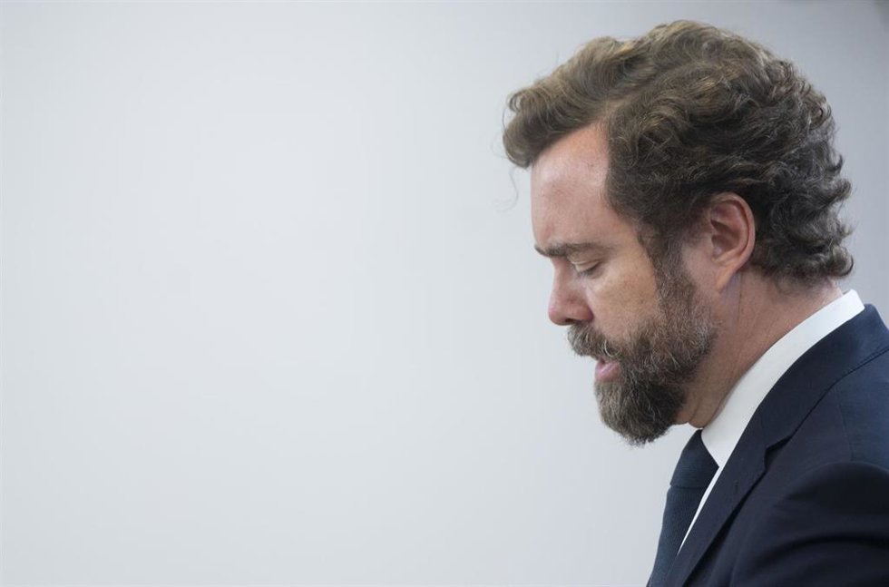 El portavoz de Vox en el Congreso, Iván Espinosa de los Monteros.