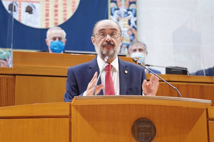 El presidente del Gobierno de Aragón, Javier Lambán.