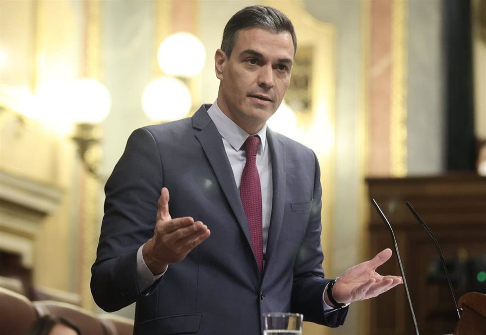 El presidente del Gobierno, Pedro Sánchez