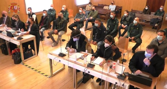 Octava sesión en la que las acusaciones han expuesto sus informes definitivos en el juicio con jurado por el robo y crimen de la Plaza Circular de Valladolid.