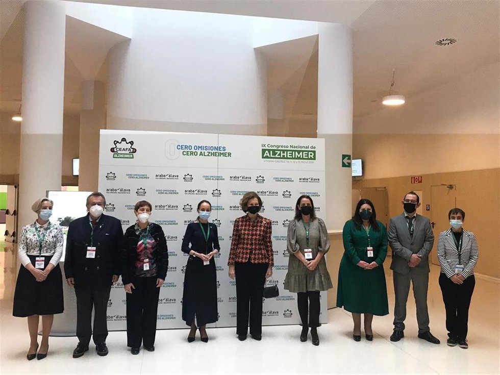 Su Majestad la Reina Doña Sofía inaugura en Vitoria-Gasteiz la IX edición del Congreso Nacional del Alzheimer