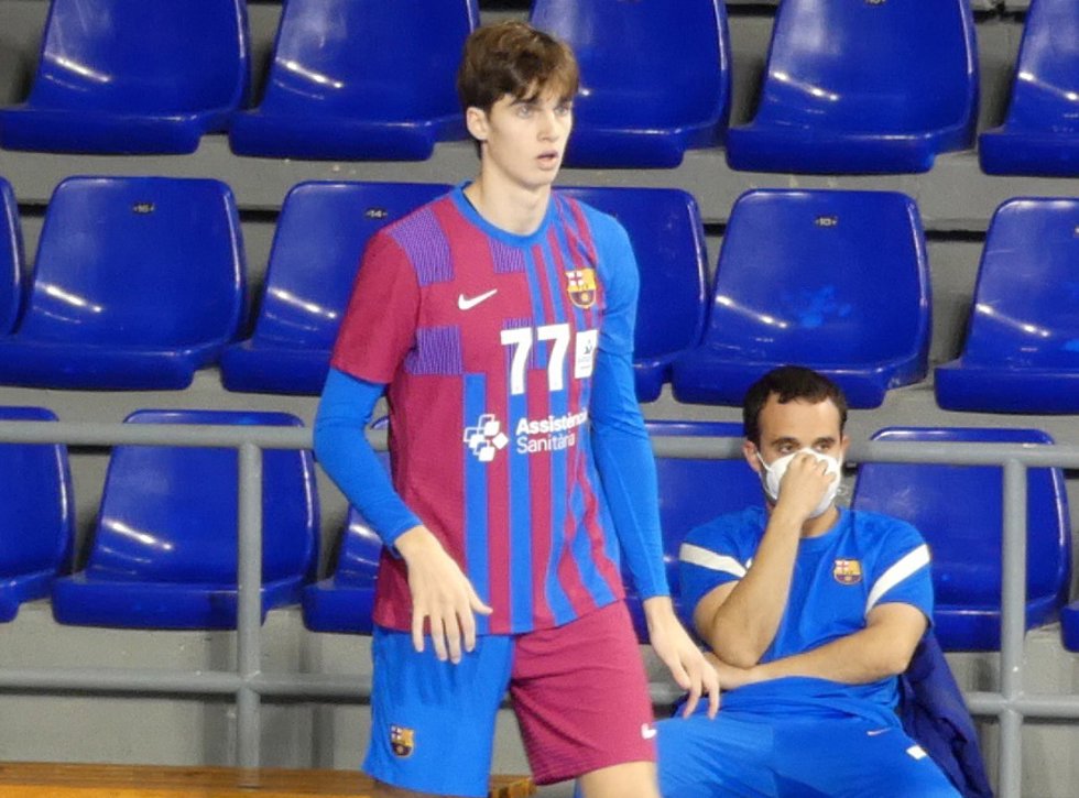 Pablo Urdangarín ha vuelto a jugar con el primer equipo del Bara
