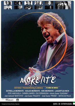 Cartel del concierto en reconcomiento a la figura de Enrique Morente