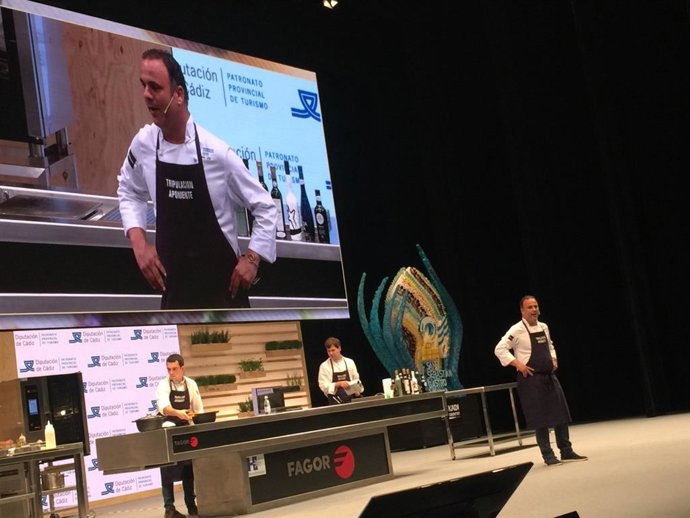 Archivo - El chef Ángel Leon en el 'San Sebastián Gastronomika'