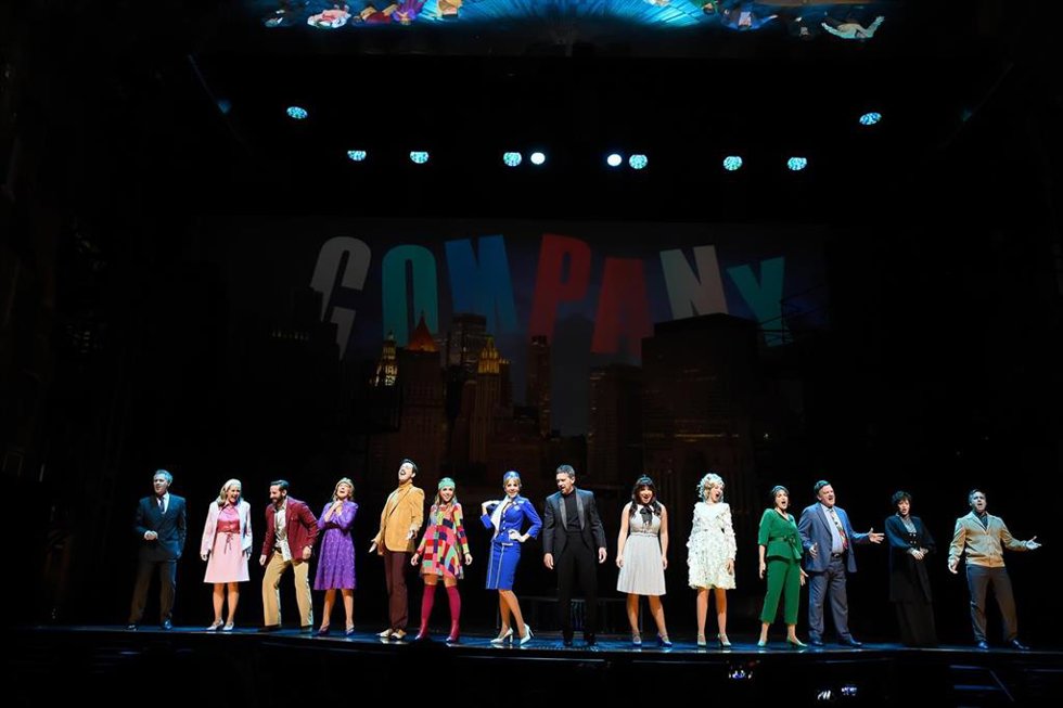 Pase gráfico de la obra musical teatral "Company",dirigido por el actor y director malagueño Antonio Banderas, que ha presentado hoy antes los medios de comunicación a 11 de Octubre 2021 en Málaga (Andalucía).