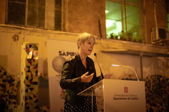 La consellera de Justicia de la Generalitat, Lourdes Ciuró, en una imagen de archivo.