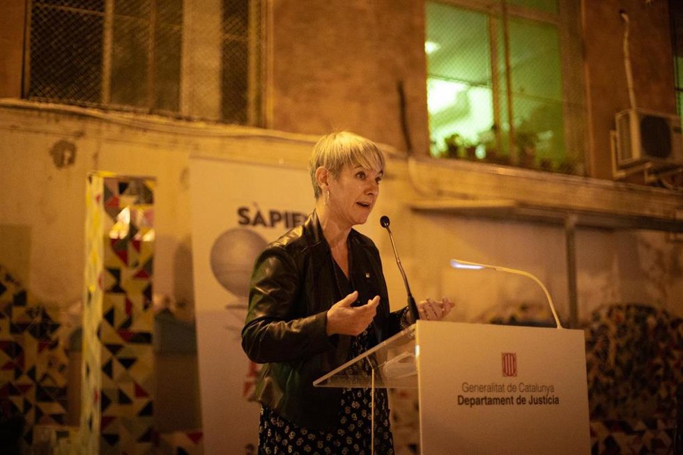 La consellera de Justicia de la Generalitat, Lourdes Ciuró, en una imagen de archivo.