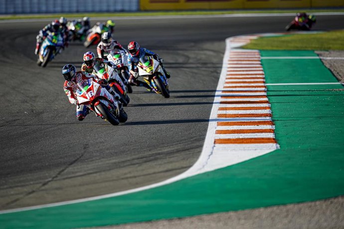Archivo - 16 HOOK Joshua (aus), OCTO Prama MotoE, Energica, action during the MotoE Grand Premio Motul de la Communitat Valenciana at the Ricardo Tormo racetrack, in Cheste near Valencia, from November 15 to 17, 2019 - Photo Studio Milagro / DPPI