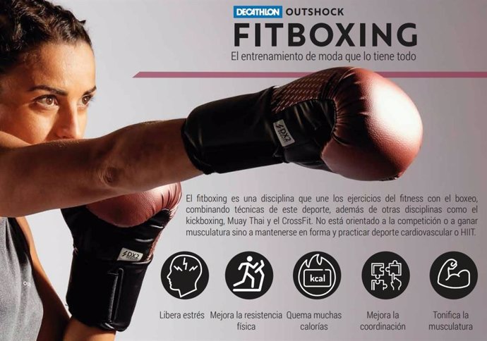 Decathlon presenta la línea de material para practicar fitboxing en cualquier lugar.