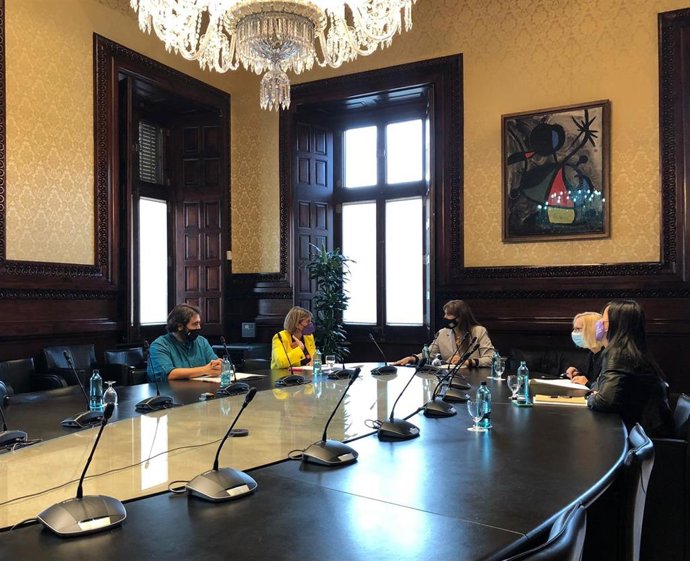 Reunión de la Mesa del Parlament a 11 de noviembre de 2021, en Barcelona.