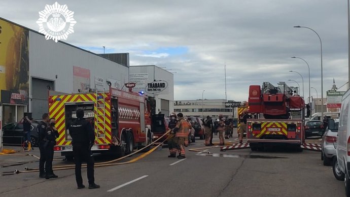 Incendio en un restaurante