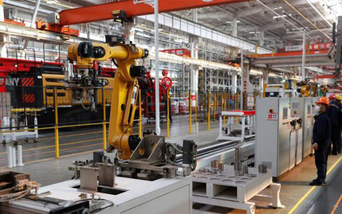 SANY's lighthouse factory of drilling machinery