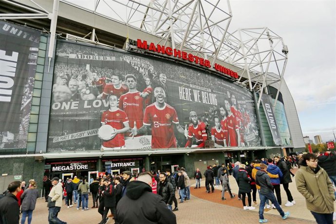 Vista general de Old Trafford, estadio del Manchester United