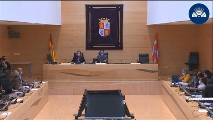 Comparecencia de Blanco en la Comisión de Economía y Hacienda de las Cortes para desglosar las cuentas de la Consejería para 2022.