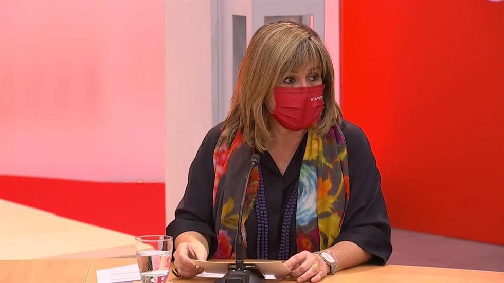 Archivo - La presidenta de la Diputación de Barcelona y alcaldesa socialista de L'Hospitalet de Llobregat (Barcelona), Núria Marín. - Archivo