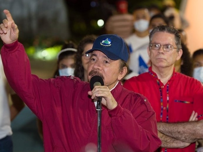 El presidente de Nicaragua, Daniel Ortega.