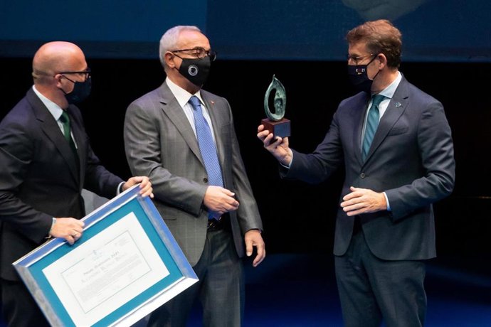 Acto de entrega del premio Ourensanía 2021