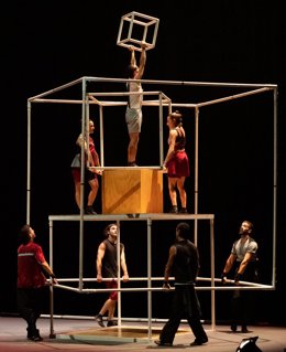 Archivo - Espectáculo 'Áureo' de la compañía Uparte