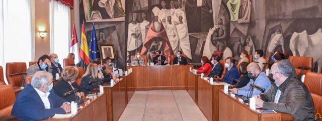 Pleno en la Diputación de Ciudad Real.