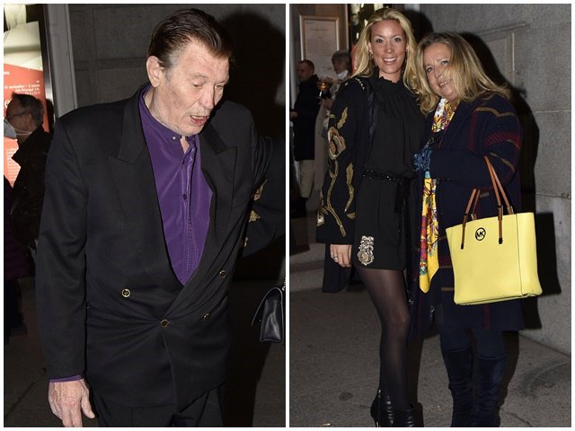 Ramiro Oliveros y las hijas de Concha Márquez Piquer, Iris y Conchitín, han asistido al estreno del nuevo espectáculo sobre la figura de la gran Concha Piquer