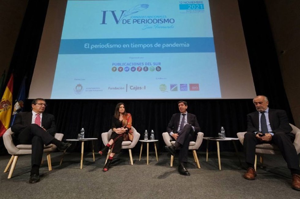 Juan Marín en las IV Jornadas Nacionales de Periodismo.