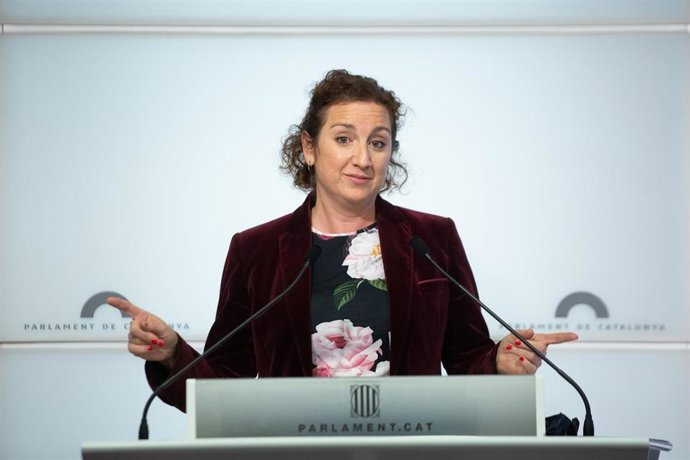 La portavoz del PSC en el Parlament, Alícia Romero, en una imagen de archivo. 