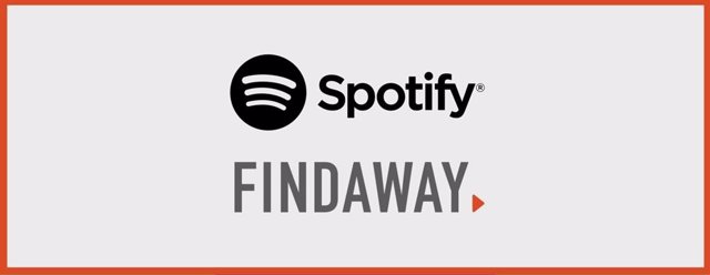 Logos de Spotify y Findaway.