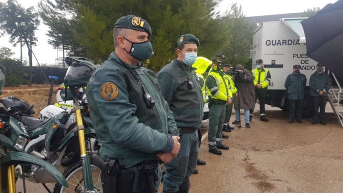 La Guardia Civil vela por la seguridad del Gran Premio de Motos de la Comunitat Valenciana que se celebra en Cheste
