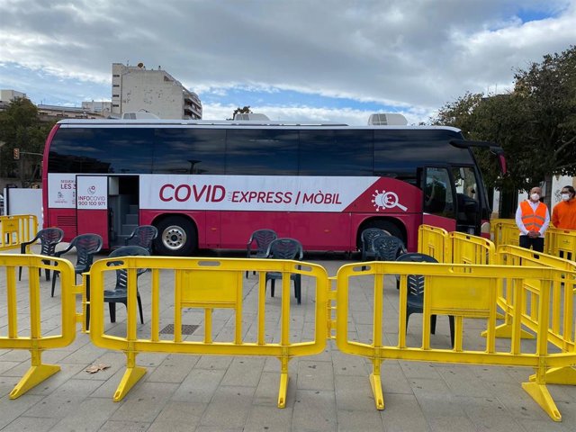 Vacubús en Plaza España, Mallorca.