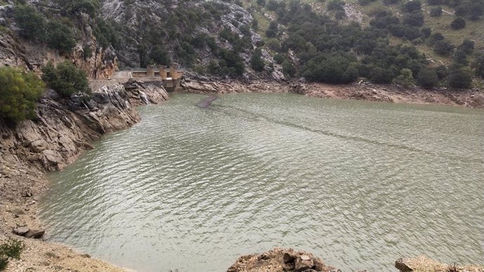 Embalse de Gorg Blau, este viernes.