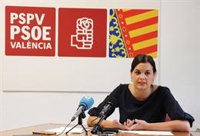 Sandra Gómez, presidenta del XIV Congreso del PSPV