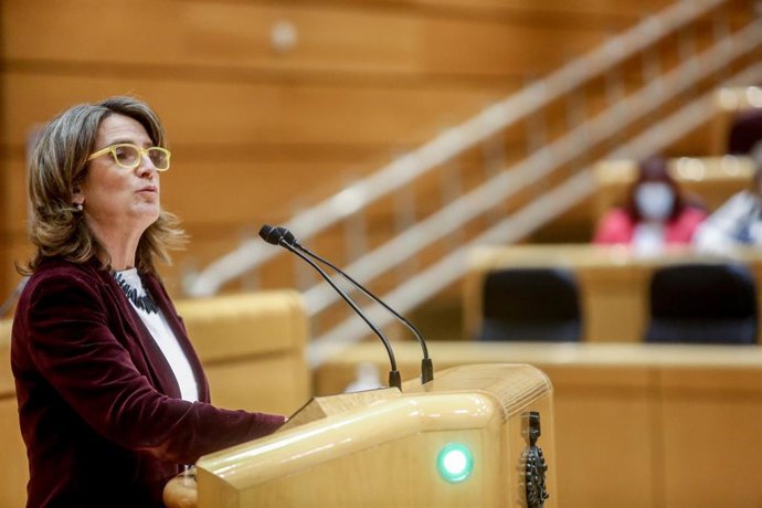 La vicepresidenta tercera y ministra de Transición Ecológica y Reto Demográfico, Teresa Ribera