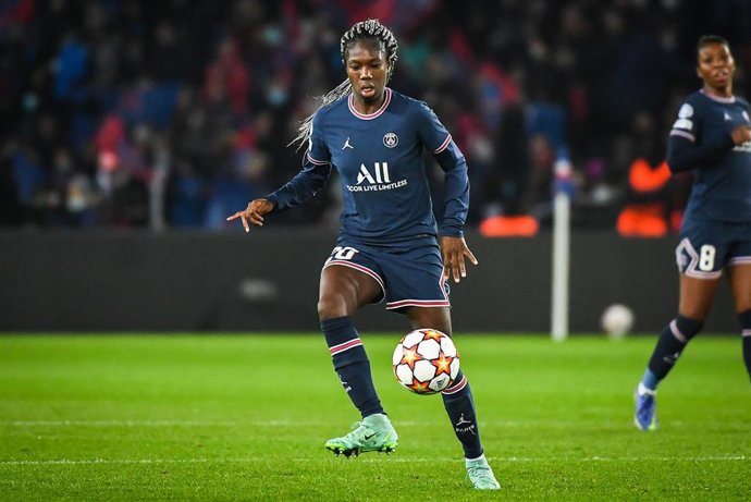 Aminata DIALLO of PSG during the UEFA Women's Champions League, Group B football match between Paris Saint-Germain and Real Madrid on November 9, 2021 at Parc des Princes stadium in Paris, France - Photo Matthieu Mirville / DPPI