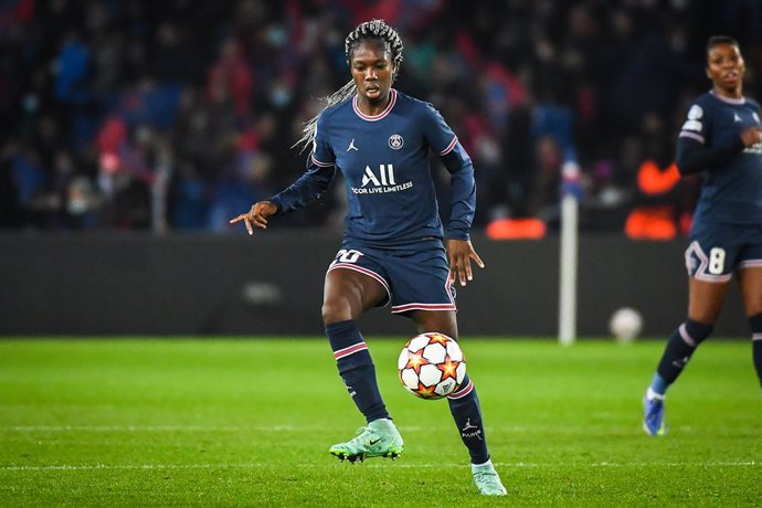 Aminata DIALLO of PSG during the UEFA Women's Champions League, Group B football match between Paris Saint-Germain and Real Madrid on November 9, 2021 at Parc des Princes stadium in Paris, France - Photo Matthieu Mirville / DPPI