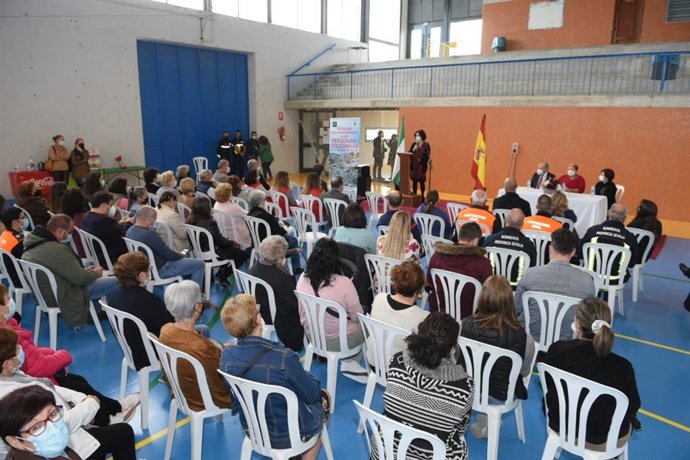 Homenaje a los voluntariados de la Sierra Sur en el Saucejo, impulsado por la Diputación de Sevilla.