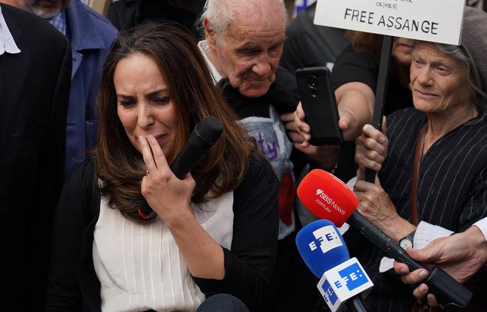 Archivo - Stella Moris, pareja de Julian Assange