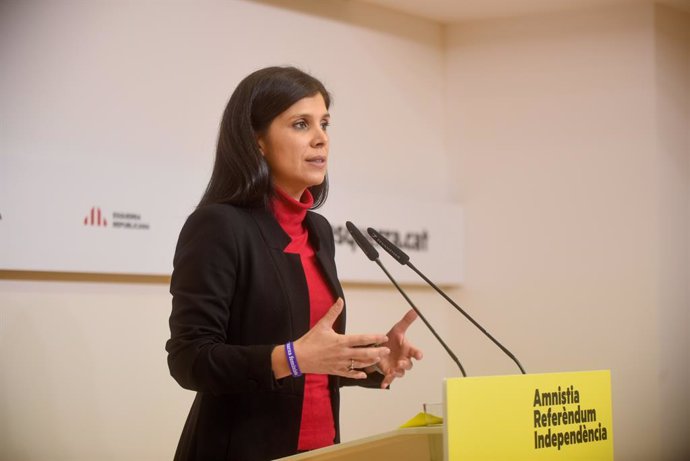 La secretria general adjunta i portaveu d'ERC, Marta Vilalta