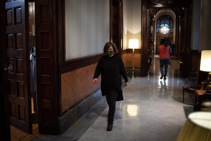 La portavoz de la CUP en el Parlament, Eullia Reguant