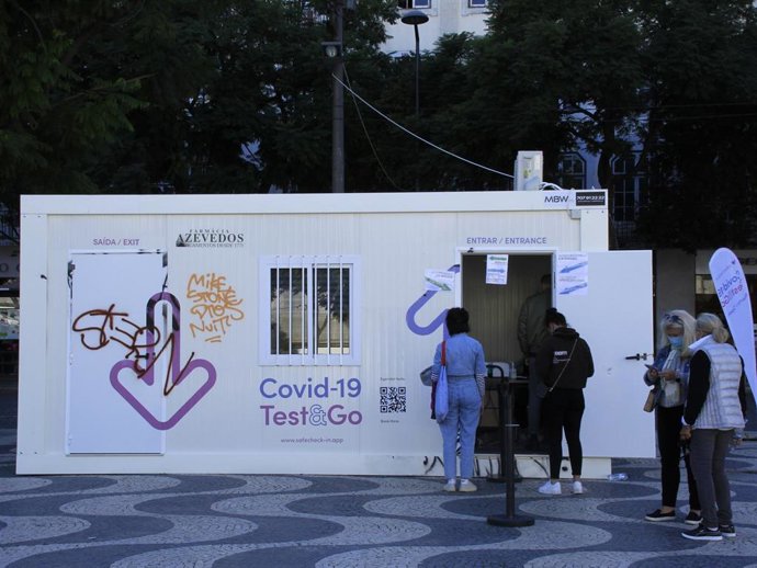 Pruebas de coronavirus en Lisboa