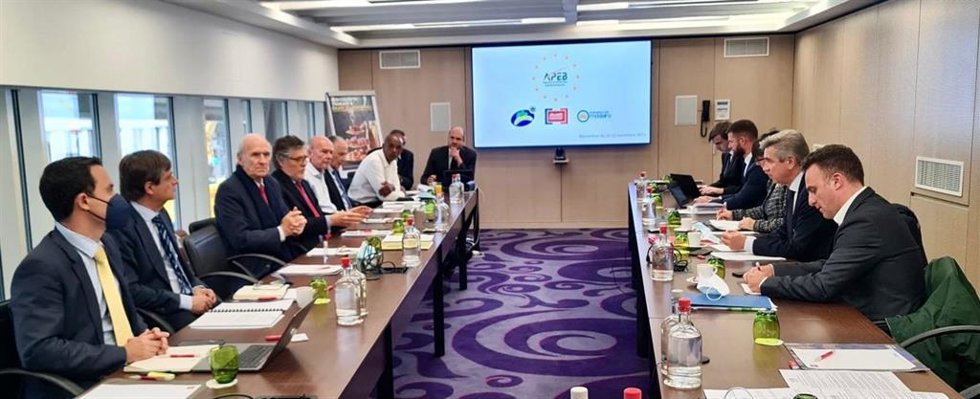 Reunión de representantes de Asprocan con la Dirección General de Agricultura de la Unión Europea