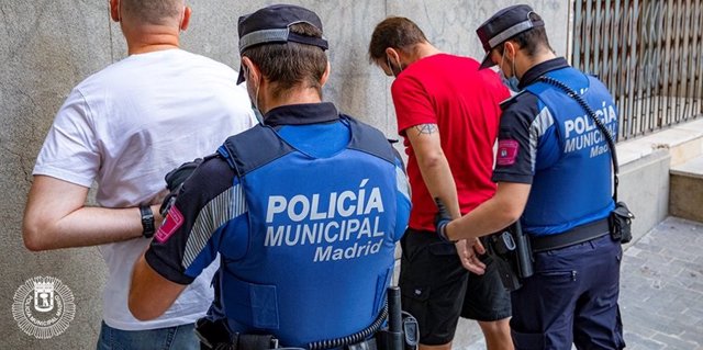 Archivo - Imagen de recurso de dos detenciones practicadas por la Policía Municipal de Madrid
