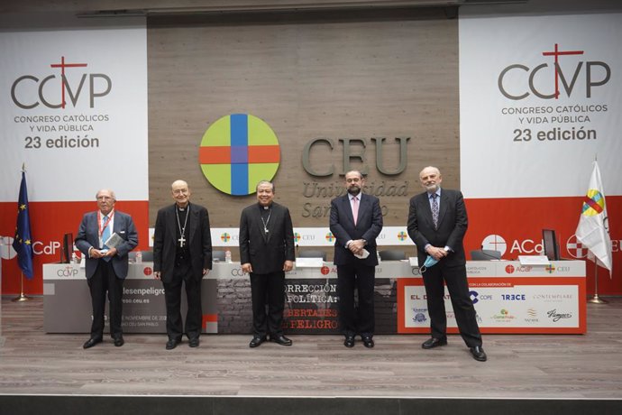 Foto de apertura del 23 Congreso Católicos y Vida Pública, en la Universidad CEU San Pablo.
