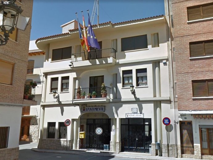 Fachada del Ayuntamiento de Montanejos (Castellón)