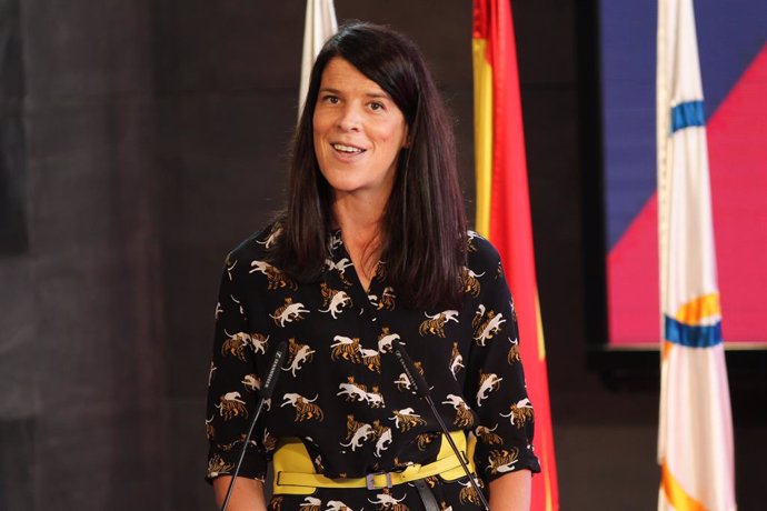 Archivo - Ruth Beitia attends during the official presentation of the Spanish Olympic Team kit for the Tokyo 2020 Olympic Games at Comite Olimpico español on Jun 1, 2021 in Madrid, Spain.