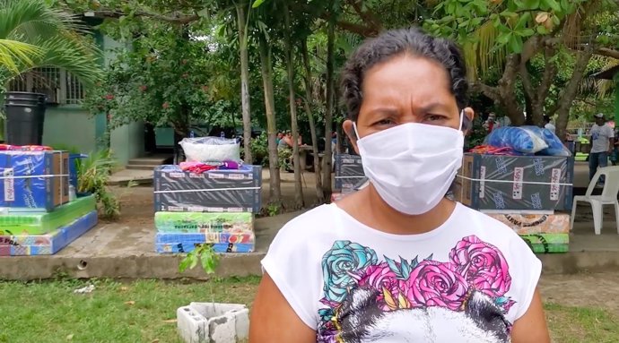 Mirna Arias y su familia perdieron todo con el paso de los huracanes Eta e Iota por Tegucigalpita