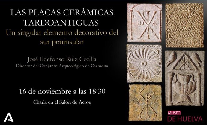 Las placas cerámicas tardoantiguas serán protagonistas de la Pieza del Mes del Museo.